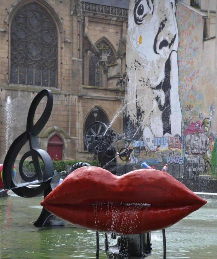 Pompidou Room Paris Centre Exterior foto